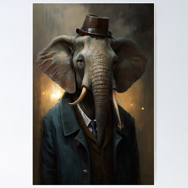 Item preview, Humoristic Humanimal Portrait  designed and sold by KyxcsWorkshop.