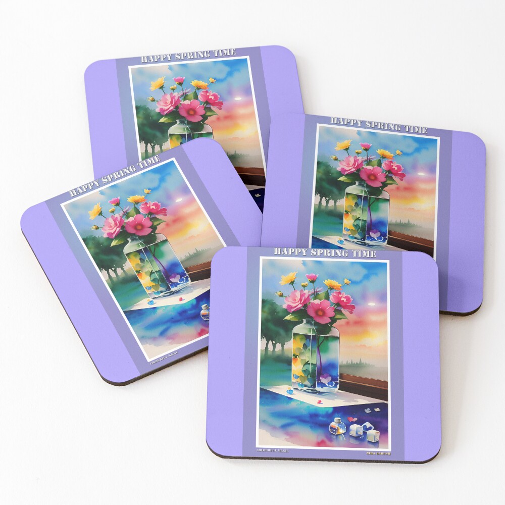 Item preview, Coasters (Set of 4) designed and sold by colourfulmagic.