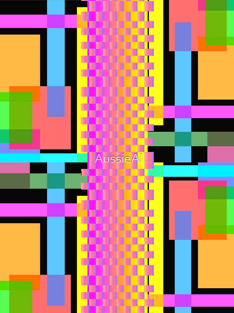 Thumbnail 4 of 4, iPhone Case, Bright Geometric Pattern designed and sold by AussieAl.