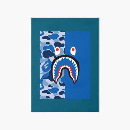 Bape Shark Art - Supreme Poster Bape Vans Bape Poster Supreme Wall Art  Sneaker Art Kaws Poster Supreme Print Bape Art Bathing Ape…
