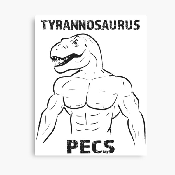 Tyrannosaurus Pecs Canvas Print