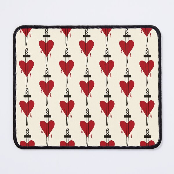Item preview, Dagger in the heart pattern designed and sold by Dustick.
