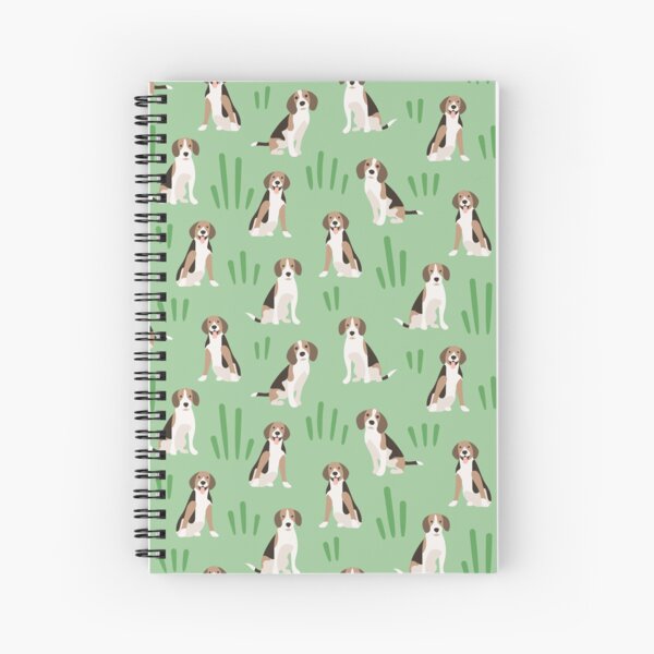 Item preview, Cute smiling beagles dogs on green meadow designed and sold by RevolutionizZed.