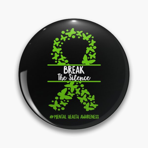 Item preview, Break The Silence | Support Mental Awareness | Human Brain Illness designed and sold by ZzCorezZ.