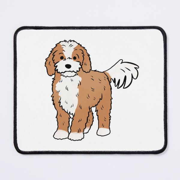 Item preview, Cute cavapoo dog illustration  designed and sold by Yarafantasyart.