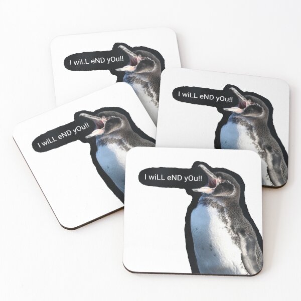 Item preview, Galapagos Penguin I will end you designed and sold by SBPenguins.