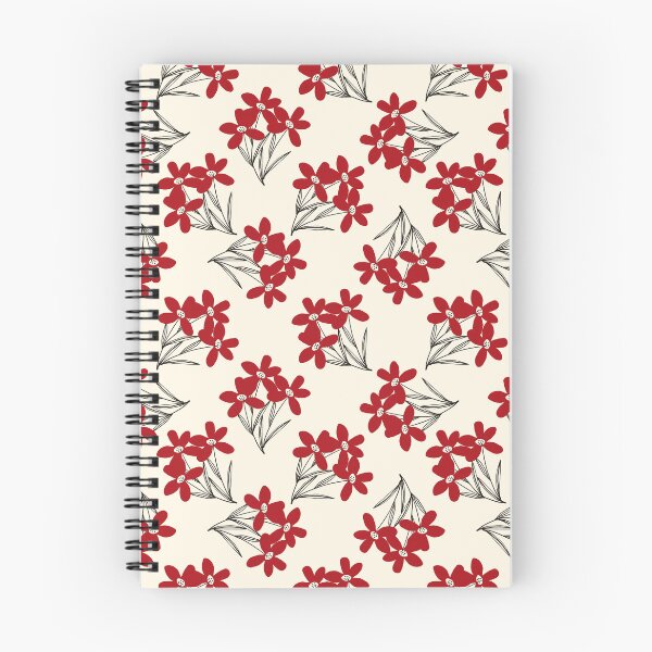 Item preview, red flowers pattern  designed and sold by Dustick.