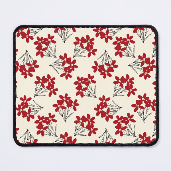 Item preview, red flowers pattern designed and sold by Dustick.