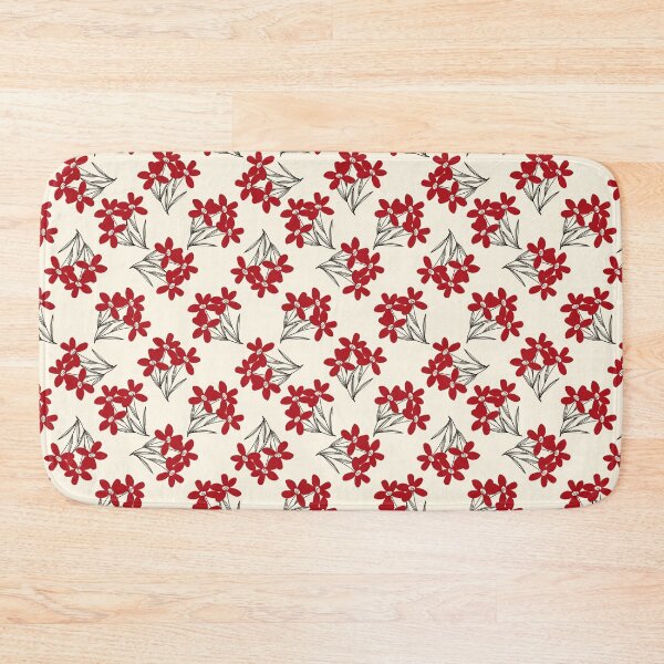 Item preview, red flowers pattern  designed and sold by Dustick.