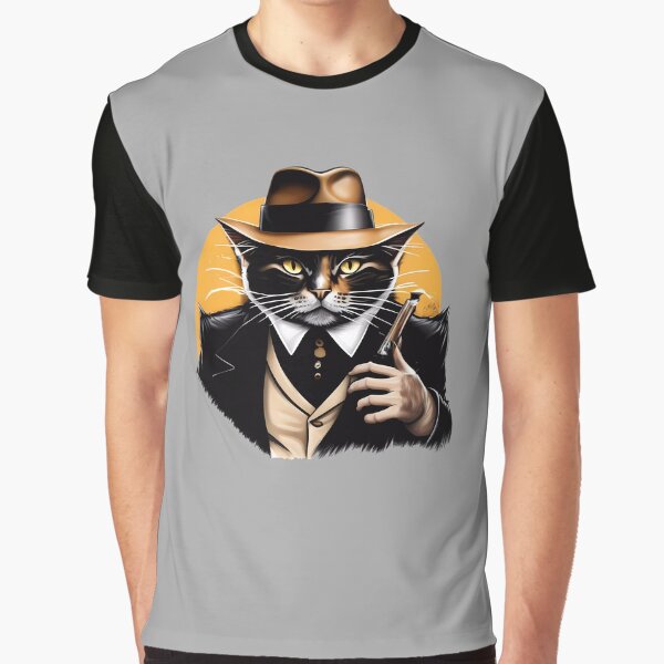 Aperçu de l'œuvre Chaton gangster créée et vendue par TheScruffyGoose.