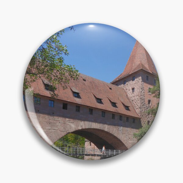 Item preview, Hallertor, Kettensteg and Schlayerturm on the Pegnitz, Old Town, Nuremberg, Bavaria designed and sold by Torsten  Krüger.