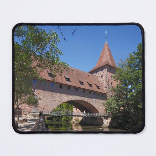 Item preview, Hallertor, Kettensteg and Schlayerturm on the Pegnitz, Old Town, Nuremberg, Bavaria designed and sold by Torsten  Krüger.