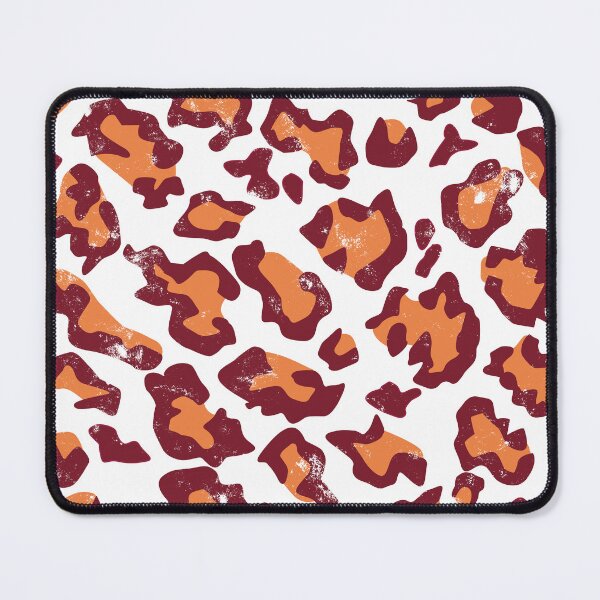 Item preview, Leopard pattern red orange designed and sold by Line2Rhyme.