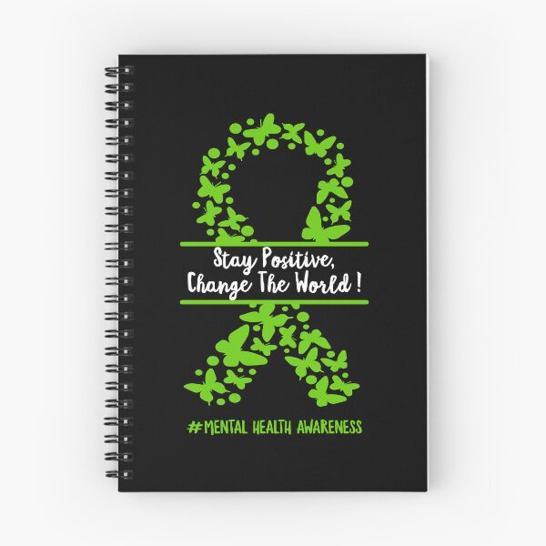 Item preview, Stay positive Change The World | Support Mental Awareness | Human Brain Illness designed and sold by ZzCorezZ.