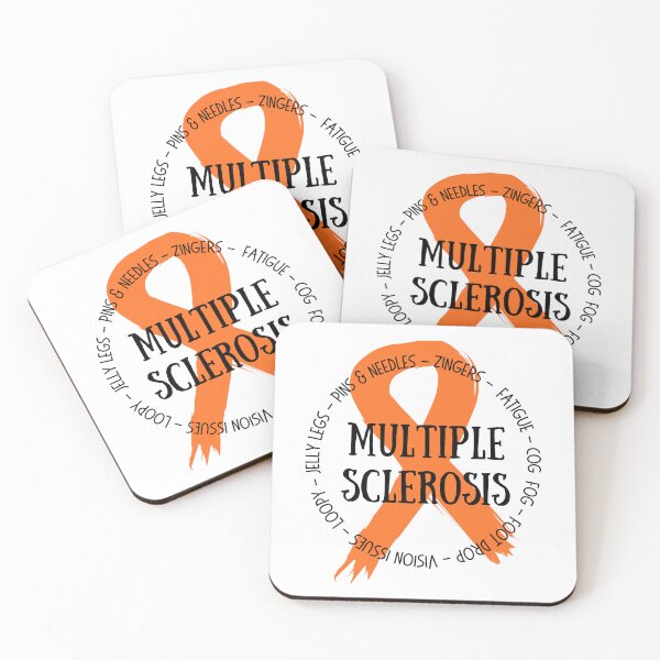 Item preview, Multiple Sclerosis orange ribbon designed and sold by Thirdsun.
