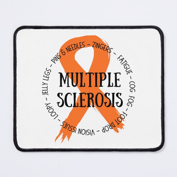 Item preview, Multiple Sclerosis orange ribbon designed and sold by Thirdsun.