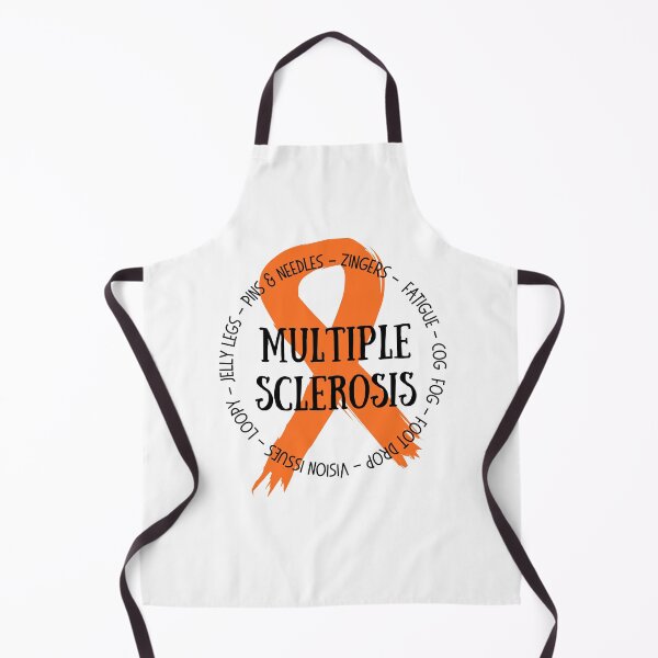Item preview, Multiple Sclerosis orange ribbon designed and sold by Thirdsun.
