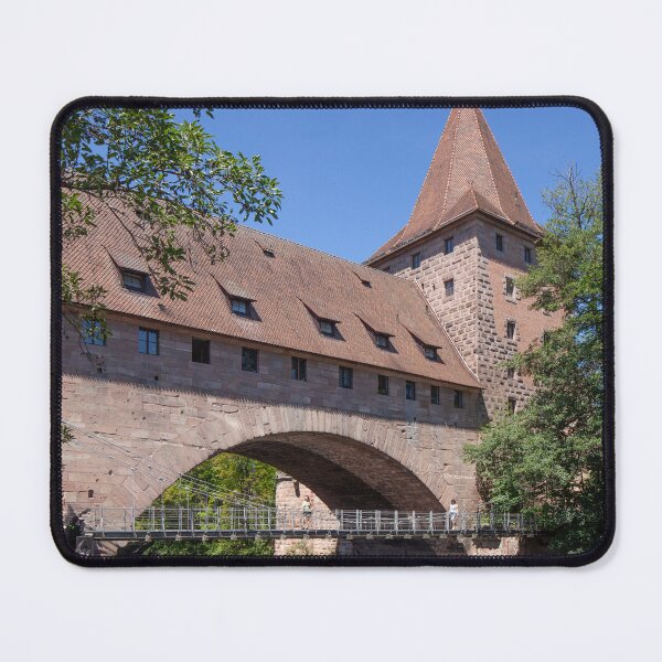 Item preview, Hallertor, Kettensteg and Schlayerturm on the Pegnitz, Old Town, Nuremberg designed and sold by Torsten  Krüger.