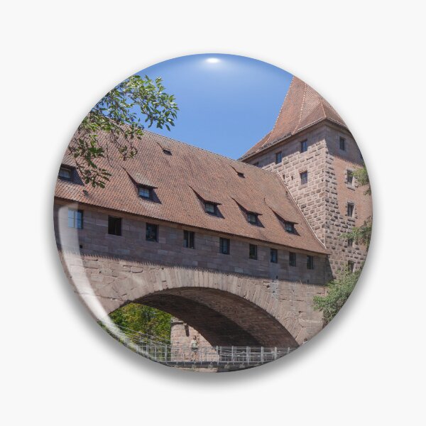 Item preview, Hallertor, Kettensteg and Schlayerturm on the Pegnitz, Old Town, Nuremberg designed and sold by Torsten  Krüger.