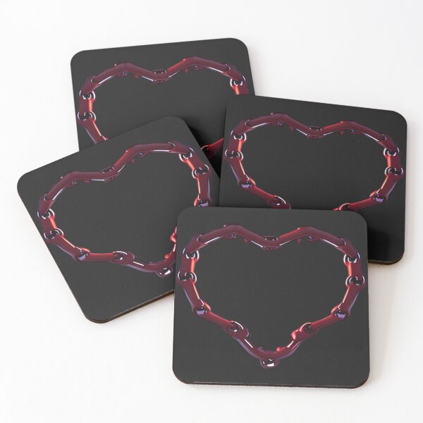 Artikelvorschau, Bike Chain Metallic Heart entworfen und verkauft von Digiheart.