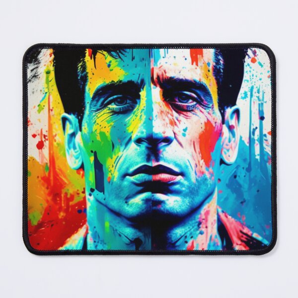 Item preview, Splash Painting of Handsome Man like Jack Kerouac designed and sold by KALEIDOSCOPE UK.