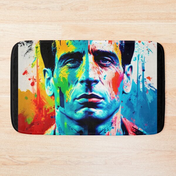 Item preview, Splash Painting of Handsome Man like Jack Kerouac designed and sold by KALEIDOSCOPE UK.