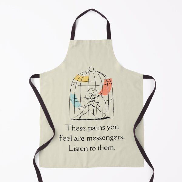 Item preview, These Pains You Feel Are Messengers. Listen To Them. Rumi Quote designed and sold by Rebel-Design.