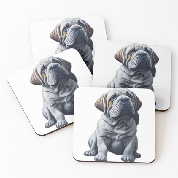 Aperçu de l'œuvre Chiot dogue, créée et vendue par AI-Pets.