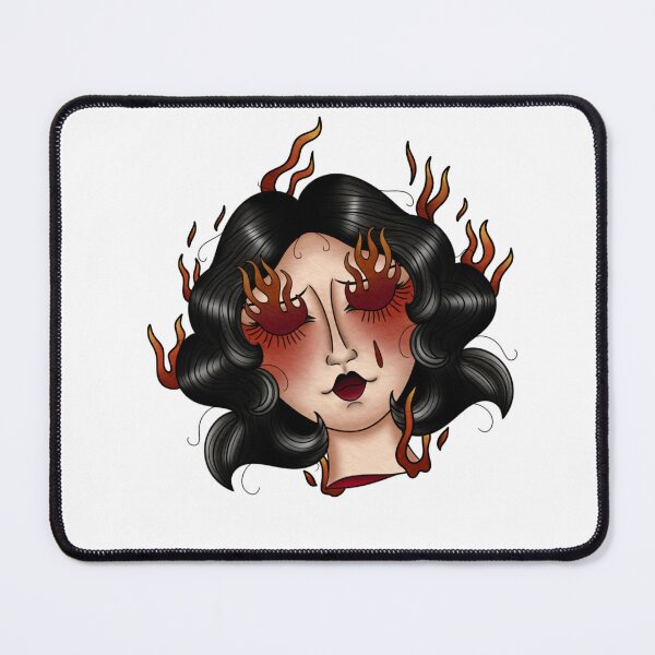 Item preview, Copie de bad omens old school tattoo merch designed and sold by prscllart.