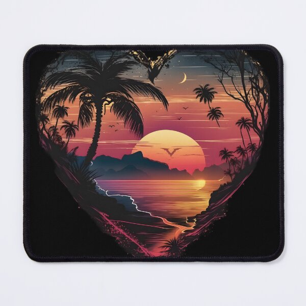 Item preview, Heart Shaped Nature Shirt Hawaiian River and Mountainside designed and sold by EternalDelight1.