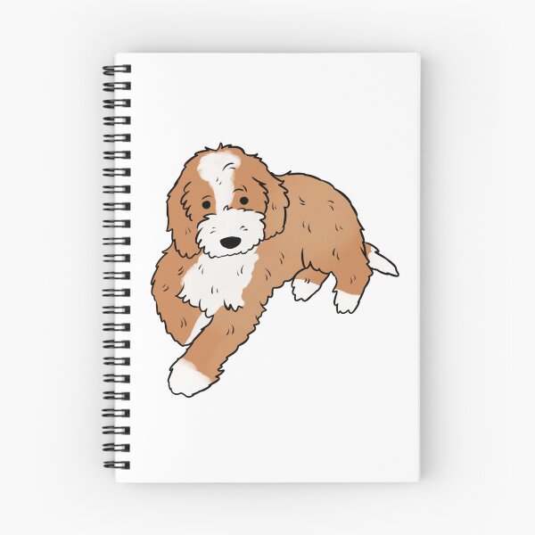 Artikelvorschau, Cavapoo süße Hundeillustration entworfen und verkauft von Yarafantasyart.