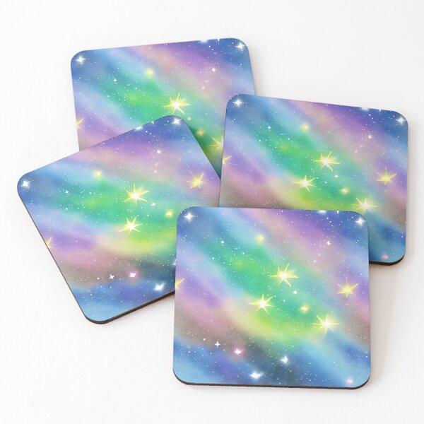 Item preview, Celestial Dreams: A Shimmering Starry Seamless Pattern, Watercolor designed and sold by Girly-Universe.