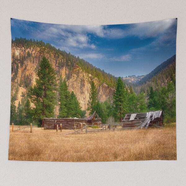 Item preview, Old Ranch Along Rock Creek - Montana designed and sold by Kathy Weaver.