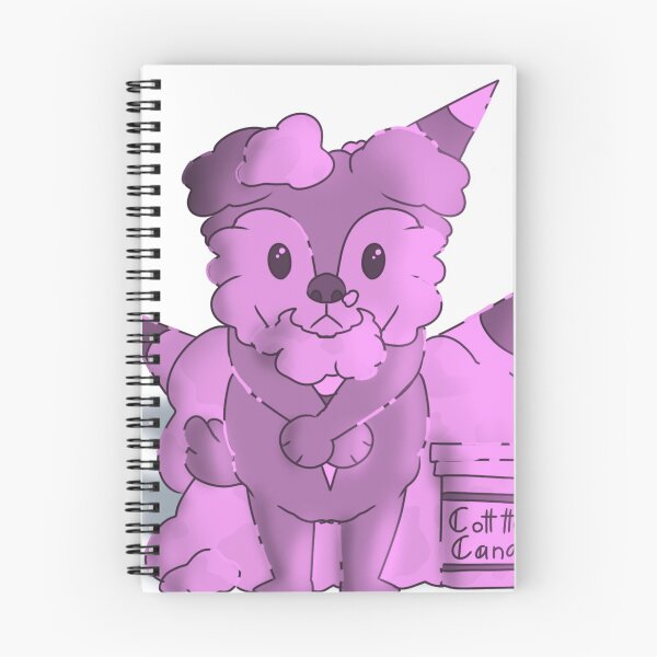 Item preview, Cute pink dog loves to eat cotton candy designed and sold by BeemessageShop.