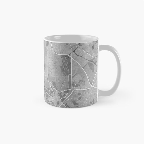 Item preview, Map of Dudley (England) in gray vintage style designed and sold by blursbyai.