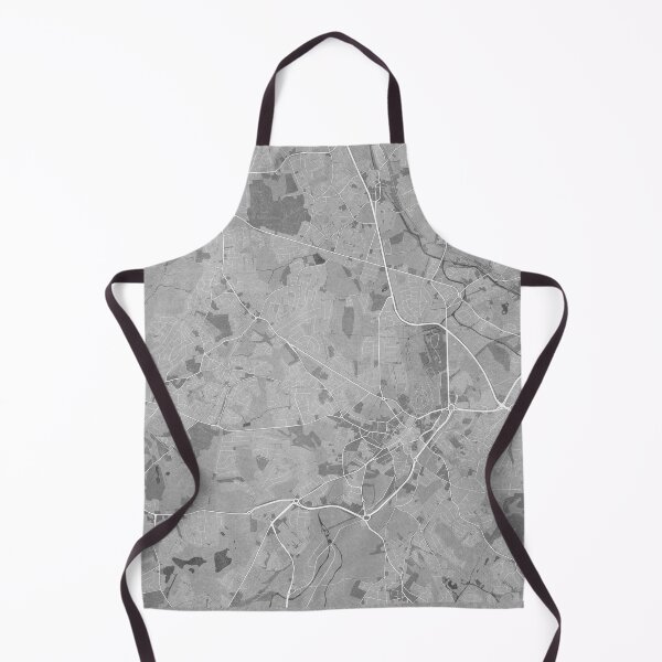 Item preview, Map of Dudley (England) in gray vintage style designed and sold by blursbyai.