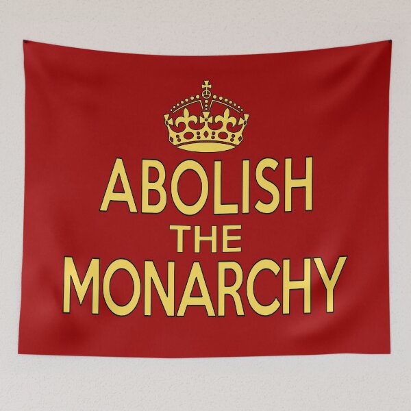 Item preview, ABOLISH THE MONARCHY designed and sold by Paparaw.