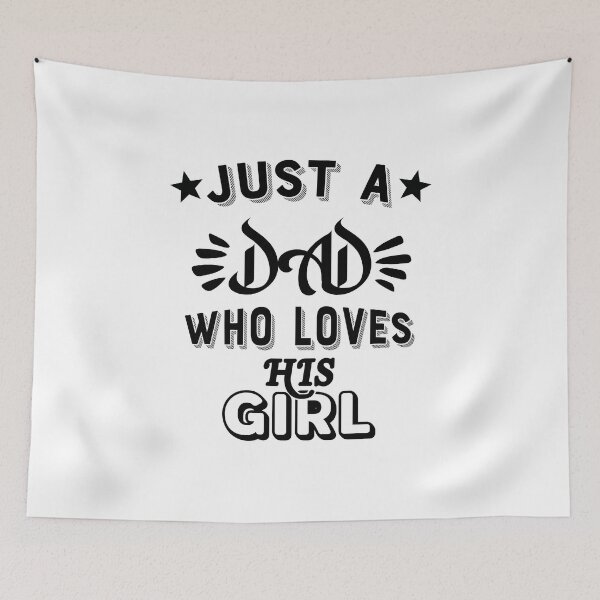 Item preview, Just A Dad Who Loves His Girl father's day designed and sold by desimino.