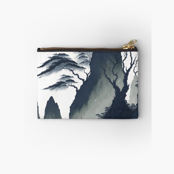 Artikelvorschau, Ländlicher Charme| Sepia Ink Wash Landschaft von Ninh Binh Vietnam| Alte Dörfer in Sepia entworfen und verkauft von RedArtG09.