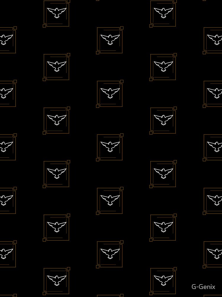 Thumbnail 3 of 3, Drawstring Bag, G-Genix Eagle designed and sold by G-Genix.