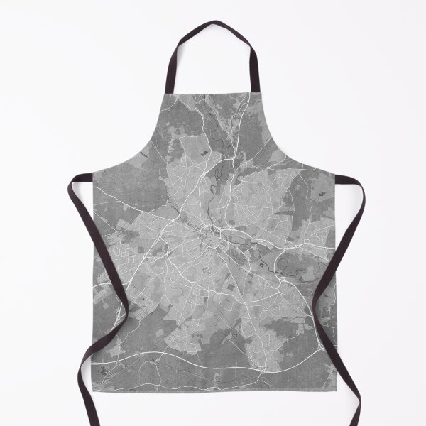 Item preview, Map of Derby (England) in gray vintage style designed and sold by blursbyai.