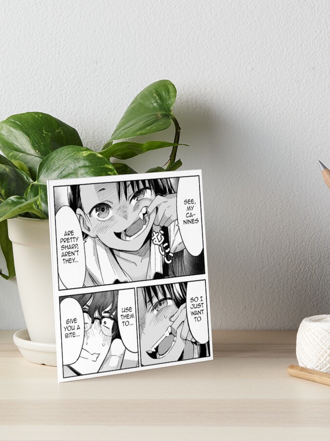 Nagatoro Fangs Art Board Print for Sale by Hellfire98