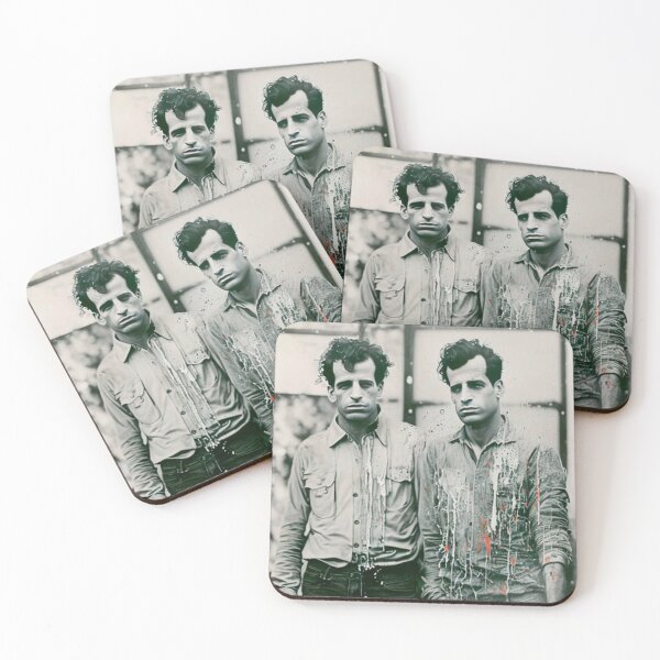 Item preview, Twin Men in Thirties 1930s USA Depression Era America Hobos On the Road designed and sold by KALEIDOSCOPE UK.
