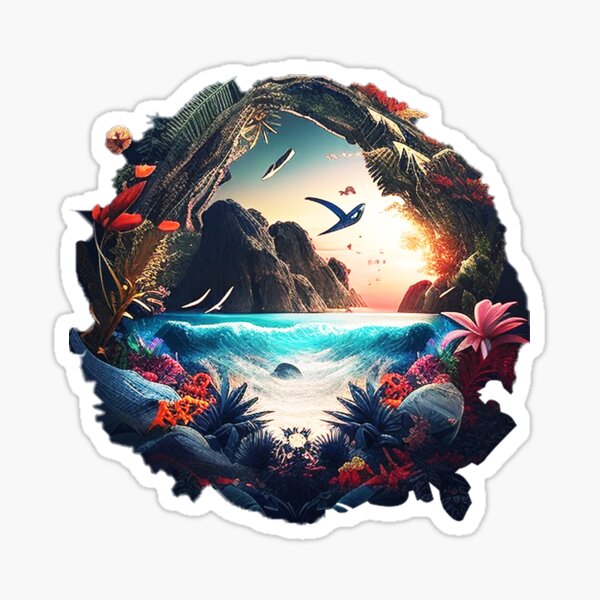 Item preview, A breathtaking natural landscape inspired by artificial intelligence's imagination designed and sold by abderrahmane-C.