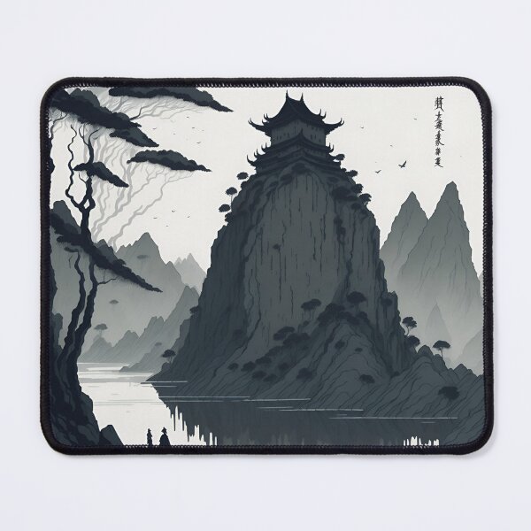 Item preview, Soothing Sepia Ink Wash of Ninh Binh's Rustic Villages| Tranquil Sepia Landscape of Ancient Villages in Ninh Binh, Vietnam designed and sold by RedArtG09.