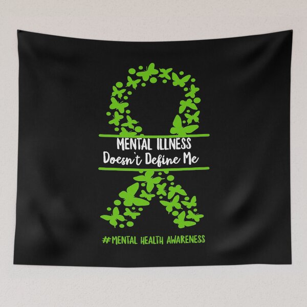 Item preview, Mental Illness Doesn't Define Me | Support Mental Awareness | Human Brain Illness designed and sold by ZzCorezZ.