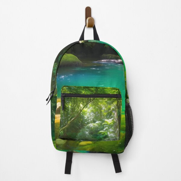 Item preview, The Tropical Oasis: A Calm Stream Amidst the Beauty of a Forest designed and sold by MonsterMatt87.
