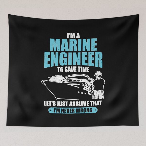 Item preview, I'm A Marine Engineer Ship Boat Engineering Gift designed and sold by Marcid95.
