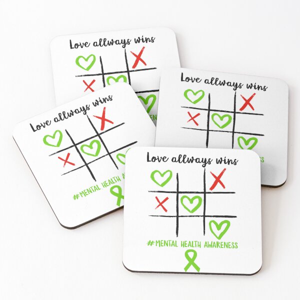 Item preview, Love Allways Wins | Support Mental Awareness | Human Brain Illness designed and sold by ZzCorezZ.