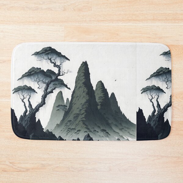 Item preview, Sepia Ink Wash Painting of Ninh Binh's Idyllic Countryside| Ninh Binh's Ancient Villages in Sepia| A Timeless Landscape designed and sold by RedArtG09.